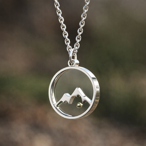 Mustard Seed Mountain Necklace