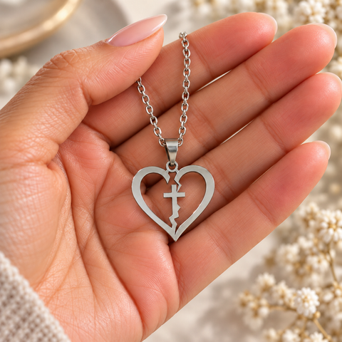 He Heals The Brokenhearted Necklace (Ships around 12-16-26)