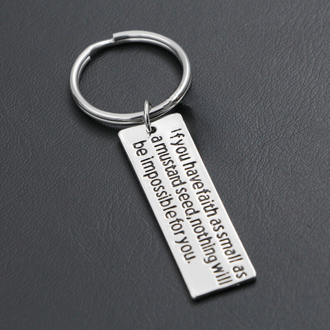 Matthew 17:20 Key Chain