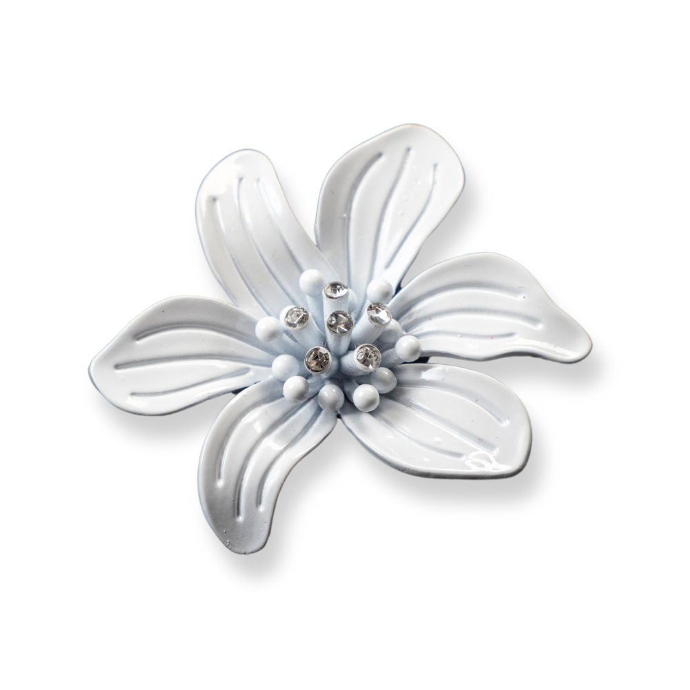 White Lily Brooch