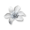Image of White Lily Brooch (Ships 2-29-24)