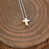 Image of Mini Cross Necklace (Ships around 03-25-25)