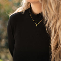 Mini Cross Necklace