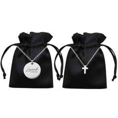 Necklace Bundle (Loved + Mini Cross + Gift Bags)