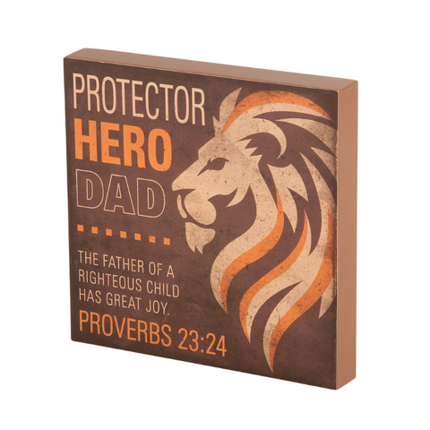 Protector Hero Dad Tabletop Sign
