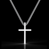 Image of 925 Sterling Silver Petite Cross Necklace