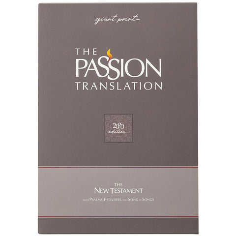 The Passion Translation New Testament (2020 edition) Giant Print Indigo