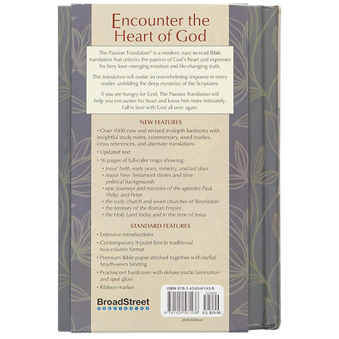 The Passion Translation New Testament (2020 Edition) HC Floral