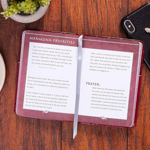 Bible Promises For Graduates (Raspberry)