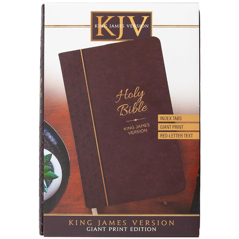 KJV Giant Print Maroon
