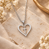 Image of He Heals The Brokenhearted Necklace (Ships around 12-16-26)