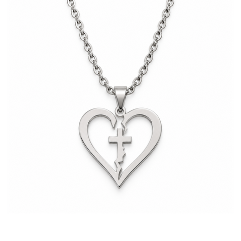 He Heals The Brokenhearted Necklace (Ships around 12-16-26)