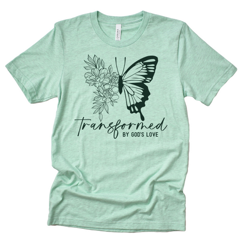 Transformed By God’s Love T-Shirt
