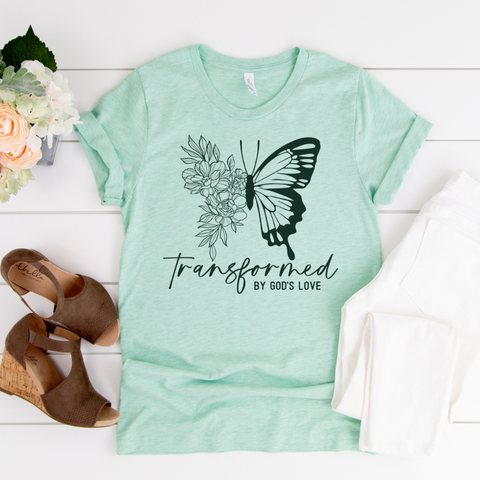 Transformed By God’s Love T-Shirt