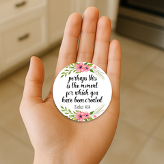 Perhaps This Is The Moment Circle Magnet 2.5