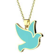 (Gift-wrapped) The Dove Necklace - Gold