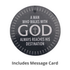 Image of Walk with God Compass Key Chain w/ Card
