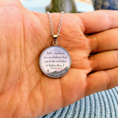 When My Heart Is Overwhelmed Necklace