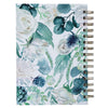 Image of Be Still and Know Teal Floral Wirebound Journal - Psalm 46:10