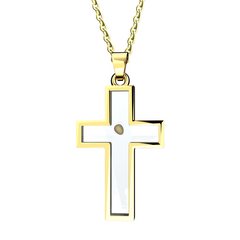 Mustard Seed Cross Necklace