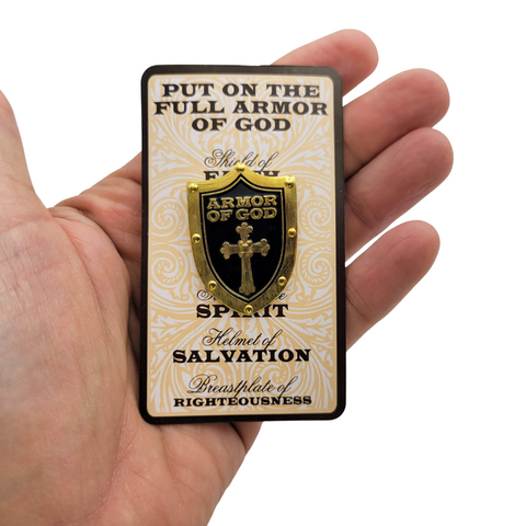 Armor of God Pin w/ Card