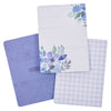 Image of Strength Blue Floral Large Notebook Set -Psalm 28:7