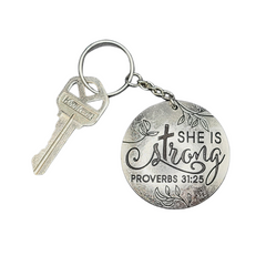 She is Strong Key Chain