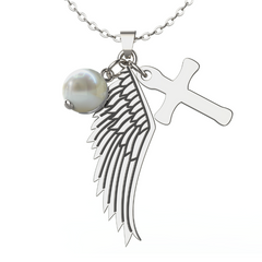 Cross Wing Necklace