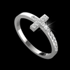 Image of Diamond Cross Ring