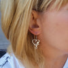 Image of Faith Heart Earrings