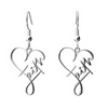 Image of Faith Heart Earrings