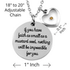 Image of Mustard Seed (Heart) Pendant Necklace