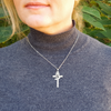 Image of Dove Cross Necklace