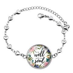 It Is Well With My Soul Bracelet - Stainless